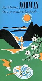 Sunbathing Prints: See Western Norway, Stay at Comfortable Hotels