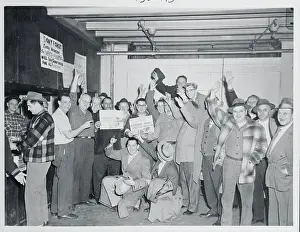 Westinghouse Workers Cheering a Victory