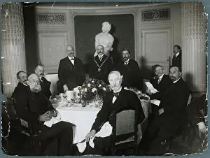 City Of Westminster Prints: Westminster Mayor with Guest During Balkan Peace Conference