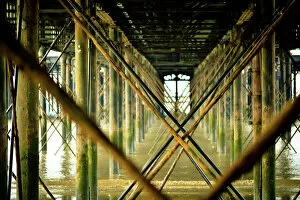 Images Dated 14th January 2012: Weston Super Mare - Pier structure