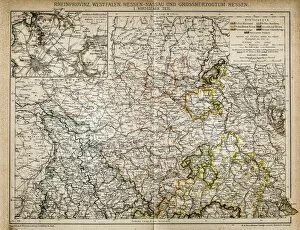 Images Dated 2nd January 2016: Westphalia, Hesse-nassau and Grand Duchy of Hesse Rhine Province