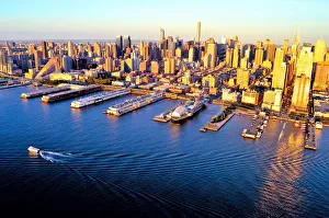 Jerry Trudell Aerial Photography Collection: Westside piers