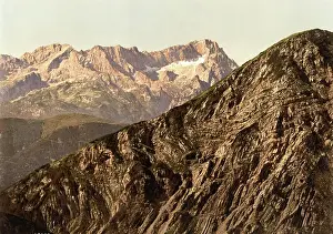 Eastern Alps Prints: The Wetterstein Mountains, a mountain group of the Northern Limestone Alps in southern Germany