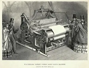 Progress Prints: W.G Taylors Patent Power Loom Calico Machine Engraving