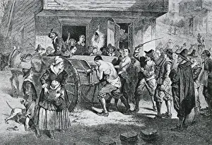 Whip Prints: Whipping Quakers In Streets Of Boston