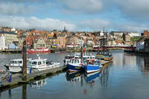 Images Dated 17th May 2018: Whitby harbour, North Yorkshire, England