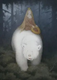 Oil On Canvas Prints: White-Bear-King-Valemon