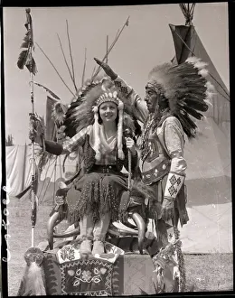 White Eagle Crowns Queen of Pioneer Days