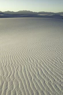 Changing Gallery: White gypsum dunes, White Sands Nat Mon, NM