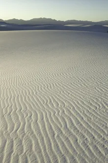 New Mexico Collection: White gypsum dunes, White Sands Nat Mon, NM