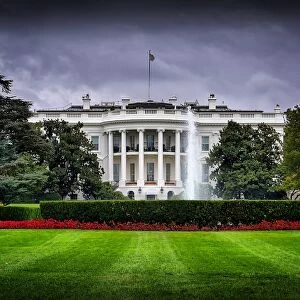 Images Dated 24th November 2014: White House Against Cloudy Sky