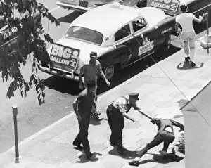 White Men Beat a Black Man