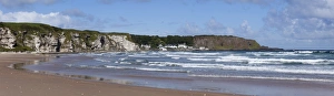 Breaker Collection: White Park Bay or Whitepark Bay with Portbradden, Antrim Coast, County Antrim, Northern Ireland