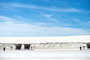 Picnic Table Prints: White Sands National Monument New Mexico State USA