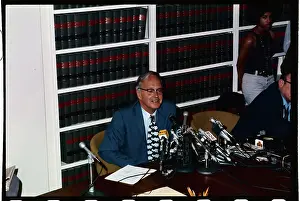 Whitman Knapp Talking to Press
