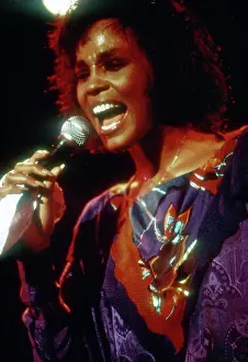 Acr071601 Prints: Whitney Houston Performing