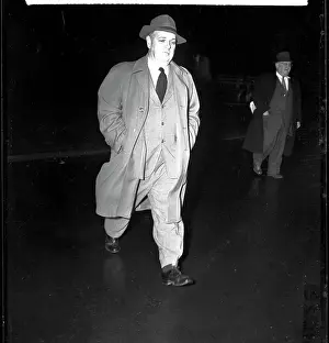 Whittaker Chambers Leaves Federal Courthouse