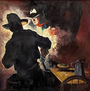 Pulp Prints: Who Draws First