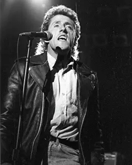 Prints of CIRCA 1984: Singer Roger Daltrey of the rock and roll band The Who performs onstage in circa 1984. (Photo by Michael Ochs Archives/Getty Images) The Who Prints: The Who Singer Performing