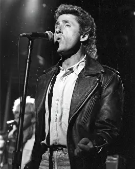 Prints of CIRCA 1984: Singer Roger Daltrey of the rock and roll band The Who performs onstage in circa 1984. (Photo by Michael Ochs Archives/Getty Images) The Who Prints: The Who Singer Performing