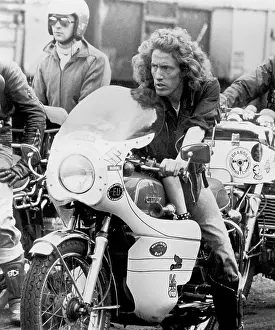 The Who Singer Rides Motorcycle