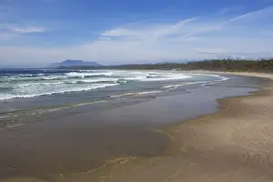Wickaninnish Beach In Pacific Rim National Park Near Tofino
