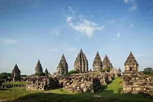 Images Dated 8th November 2016: Wide angle image of Prambanan Temple