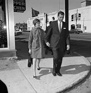 Wife of Lee Harvey Oswald and New Husband at Trial