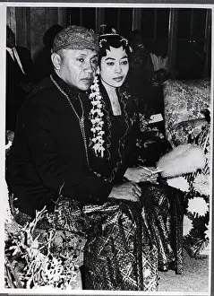 Jakarta Prints: Former Wife of Sukarno with New Husband