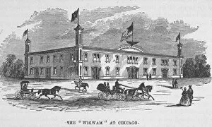 Wigwam for Republican National Convention, IL, 1860