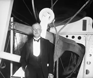 Deck Prints: Wilhelm Cuno, Ex-Chancellor, On Boat