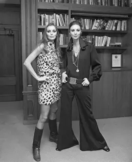 Wilhelmina Prints: Wilhelmina And One Of Her Models