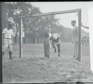 Farmingdale Prints: William Abbe and Fellow Teammates During Football Practice