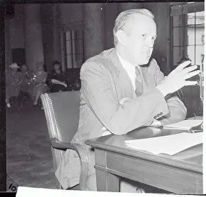 William Alfred Eddy Speaking to Senate