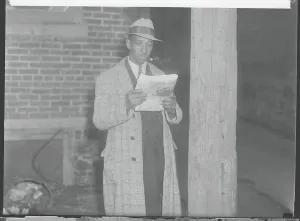 Flemington Prints: William Allen Reading a Document