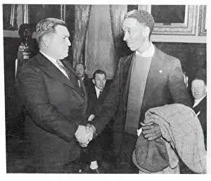 William Allen Receiving Handshake