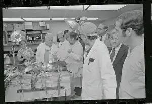 Houston Prints: William B. Kouwenhoven Speaking at Press Conference