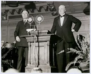 William Borah and Murray Butler Preparing for Debate