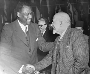 Du Bois Prints: William Dubois Congratulating American Singer