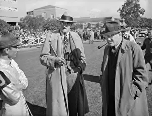 Boeing Prints: William E. Boeing and T. Horning at Santa Anita