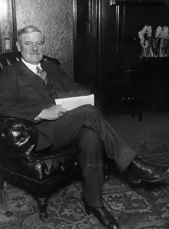 Democrat Prints: William E. Dever Seated in Chair