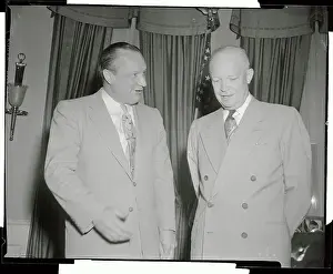 Knowland Prints: William F. Knowland Speaking to President Eisenhower