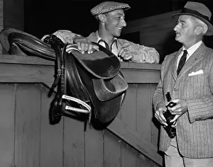 Louisville Prints: William Faulkner Chatting with Eddie Arcaro