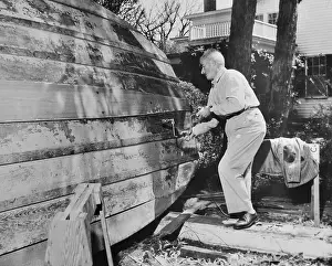 Oxford Prints: William Faulkner Reconditioning Sailboat