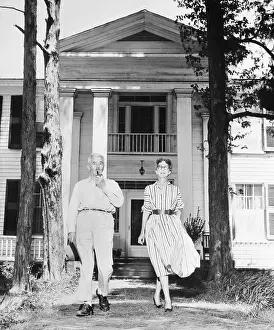 William Faulkner with Wife Estelle