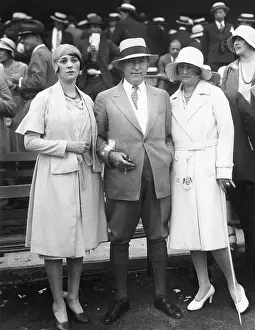 William Fox with His Wife and Daughter