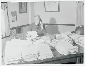 Mcadoo Prints: William Gibbs McAdoo Answering Telephone