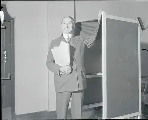 William Gibbs McAdoo at Voting Booth
