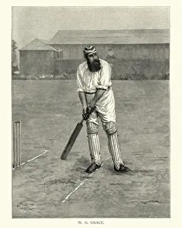 William Gilbert W. G. Grace, English cricketer 19th Century