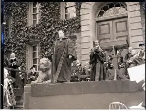 William H. Taft Giving Graduation Speech